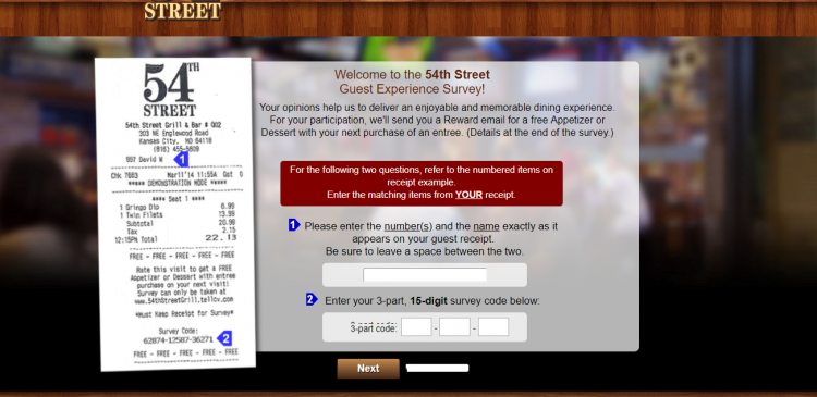 54th Street Guest Experience Survey
