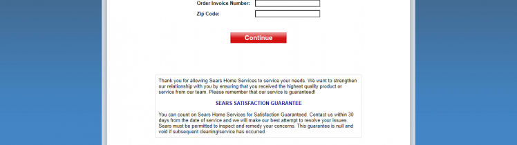 Sears Holding Corporation Survey