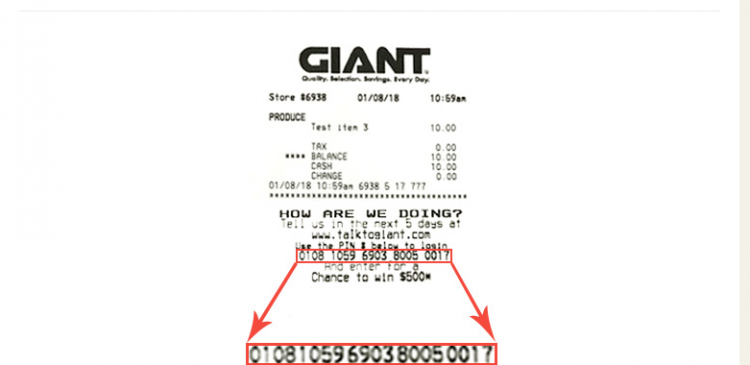 Take Giant Food Survey To Win $7500 Cash