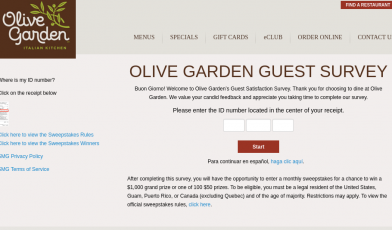 olive garden survey logo